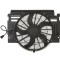 GMV radiator electroventilator BMW X5 E53, 02.2002-02.2007, motor 4.6 is V8 32V, 4.8 is V8 32V, benzina, cutie automata, cu AC, 400 W; 465 mm; 3 pini