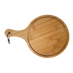Platou din Lemn, Pizza, Maro, 24 cm, HML10