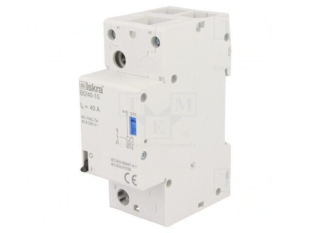 Releu bistabil pentru instalații de impulsuri NO 35x90x65mm