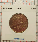 Danemarca 20 kroner 2007 - V&aelig;dderen - km 921 - G011, Europa