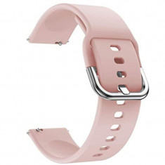 Curea din silicon, compatibila Huawei Watch GT4 46mm|GT3 46mm|GT3 Pro 46mm|GT2 46mm|GT 2e| Samsung Galaxy Watch 3 45mm, Apricot