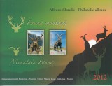 ROMANIA 2012 LP 1957 b EMISIUNE COMUNA ROMANIA-SPANIA FAUNA MONTANA ALBUM FILATELIC