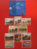 PARAGUAY, UPU/SPACE 1974 - COLIȚĂ + SERIE COMPLETĂ MNH
