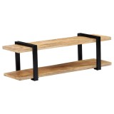 Cumpara ieftin Comoda TV, 130 x 40 x 40 cm, lemn masiv de mango
