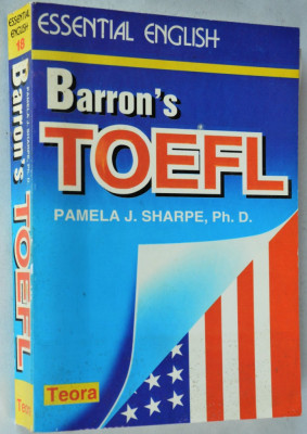 Essential English - Barron&amp;#039;s Toefl Pamela J. Sharpe, Ph. D. + 2 CASETE AUDIO foto