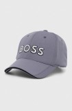 BOSS Green șapcă culoarea negru, cu imprimeu 50496291