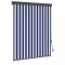 Gossi jaluzea tip rulou de exterior, albastru si alb, 140 x 250 cm