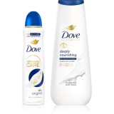 Dove Advanced Care Deeply Nourishing pachet economic, cu deodorant și gel de duș