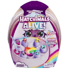 Set figurine surpriza Hatchimals Alive Curcubeu, Spin Master