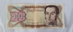 Venezuela 100 Bolivares 1992 foto
