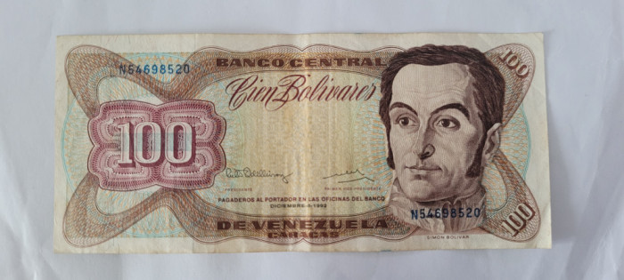 Venezuela 100 Bolivares 1992