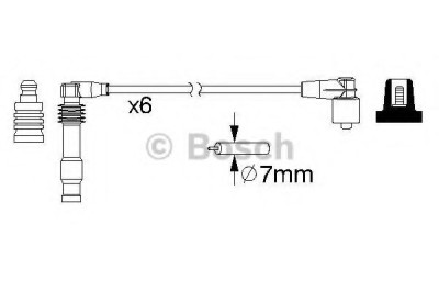 Set fise bujii OPEL VECTRA B Hatchback (38) (1995 - 2003) BOSCH 0 986 357 162 foto