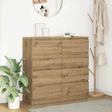 VidaXL Bufetă Stejar Artisan 100x35x99 cm Lemn prelucrat