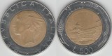 Italia 1991 - 500 lire, circulata