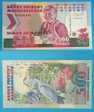 Madagascar 2.500 Francs 1993 &#039;Flora si fauna&#039; UNC serie: YC9392478 p72A