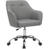 SONGMICS Scaun de birou ergonomic, inaltime reglabila, 65x69x(83-93) cm, gri Household NewTrend