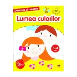 Desenez si colorez. Lumea culorilor 3-4 ani
