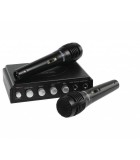 Mixer karaoke cu 2 microfoane negru Konig