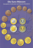 Germania, c. p. ilustrata de popularizare a monedelor euro, necirculata, Printata