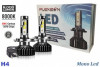 Set 2 Becuri Led H4 X4 scurte/lungi 12v/24v KRU167