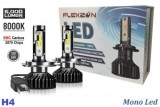 Set 2 Becuri LED H4 X4 12V/24V, 50W (25W/bec), 12000lm, 8000K, Canbus, Auto/Camion
