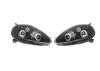 Set faruri Fiat Punto Grande (199) 09.2005-02.2012, partea Stanga+Dreapta, Tuning, Fata, Lampa de parcare pe fibra optica; tip bec H1+H1; manual; neg