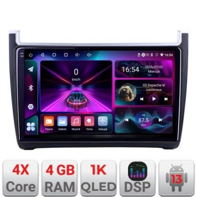 Navigatie VW Polo 2014- A-655 4+64 InCell Display 1K Android Waze USB Navigatie Internet Youtube Radio CarStore Technology foto