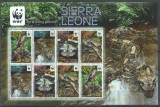 SIERRA LEONE 2011 WWF FAUNA PROTEJATA SERPI