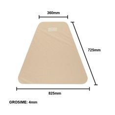 Geam 825x725x4mm lateral fix cabina tronconica tip nou UTB U-650 foto