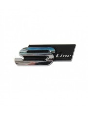 Emblema Audi S line Autoadeziva Neagra