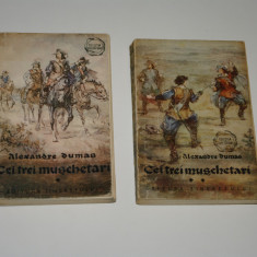 Cei trei muschetari - Alexandre Dumas - 2 vol. - 1956