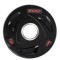 TOX02 Placi olimpice cauciucate negre de 2,5 KG HMS