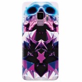 Husa silicon pentru Samsung S9, Abstract Framed Skull