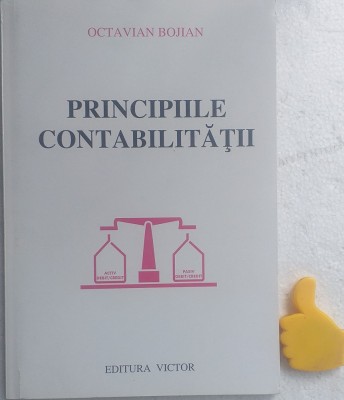 Principiile contabilitatii Octavian Bojian foto