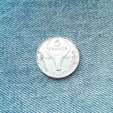 5 Francs Ariary 1981 Madagascar Republica Malgasa Malagasy, Africa