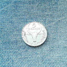 5 Francs Ariary 1981 Madagascar Republica Malgasa Malagasy