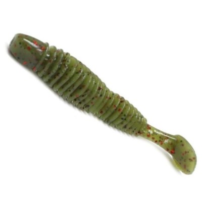 Shad Reins Bubbling, Watermelon Red, 7.6cm, 8buc/plic foto
