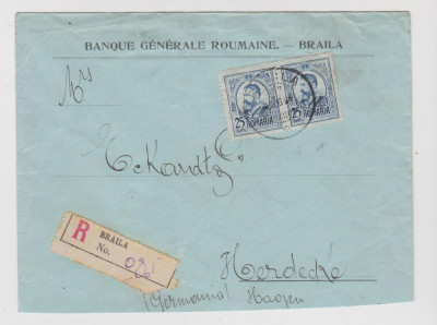 Plic 1913 de la Braila in Germania BNR BGR foto