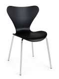 Cumpara ieftin Scaun cu spatar policarbonat negru argintiu Tessa 50x50x82x46 cm