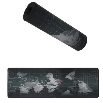 Pad pentru Mouse si Tastatura Antiderapant 88 x 30 cm Harta Lumii foto