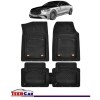 Covorase Auto TeamCar&reg; Tip Tavita Compatibile Mercedes-Benz S-Class W223 (2020&ndash;prezent) Negru Material Rezistent, Cauciuc