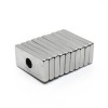 Magnet puternic neodim bloc 20 mm x 10 mm x 3 mm cu gaura de sustinere de 4 mm diametru