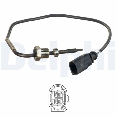 DELPHI TS30140 Senzor, temperatura gaze evacuare foto