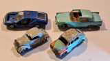 Lot 4 machete vechi colectie Les Miniatures de NOREV: Simca 5 1936, Renault 4CV, Renault Alpine A310, Peugeot 404, Franta , sc 1:43, plastic