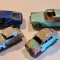 Lot 4 machete vechi colectie Les Miniatures de NOREV: Simca 5 1936, Renault 4CV, Renault Alpine A310, Peugeot 404, Franta , sc 1:43, plastic
