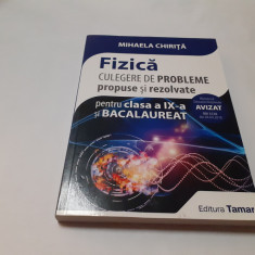 Fizica. Culegere de probleme propuse si rezolvate a IX-a de Mihaela Chirita--