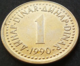 Cumpara ieftin Moneda 1 DINAR - RSF YUGOSLAVIA, anul 1990 *cod 1551, Europa