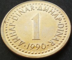 Moneda 1 DINAR - RSF YUGOSLAVIA, anul 1990 * cod 1551