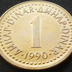 Moneda 1 DINAR - RSF YUGOSLAVIA, anul 1990 *cod 1551