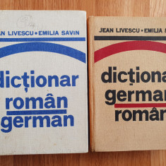 DICTIONAR ROMAN-GERMAN SI GERMAN-ROMAN - Livescu, Savin